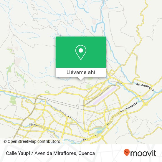Mapa de Calle Yaupi / Avenida Miraflores