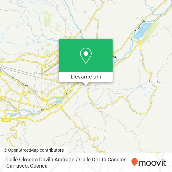 Mapa de Calle Olmedo Dávila Andrade / Calle Dorita Canelos Carrasco