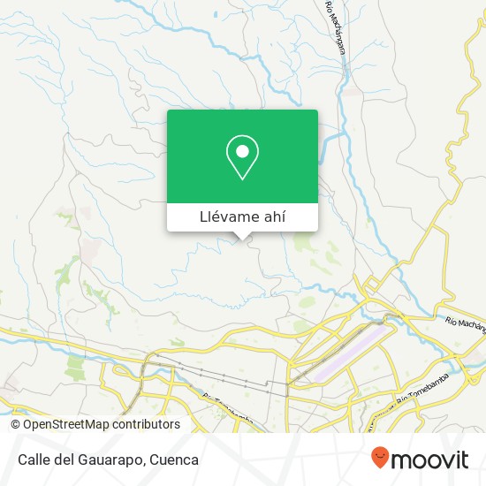 Mapa de Calle del Gauarapo