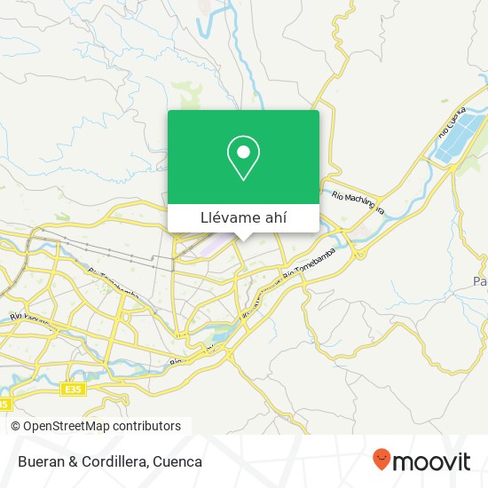 Mapa de Bueran & Cordillera