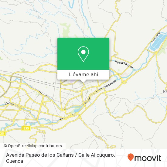 Mapa de Avenida Paseo de los Cañaris / Calle Allcuquiro