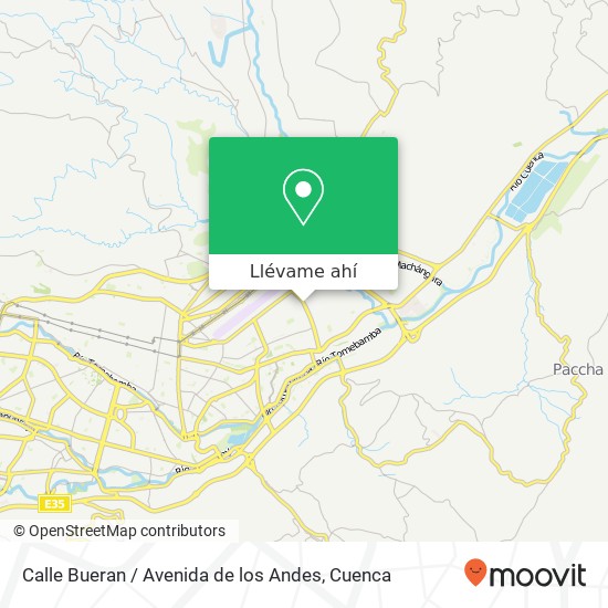 Mapa de Calle Bueran / Avenida de los Andes