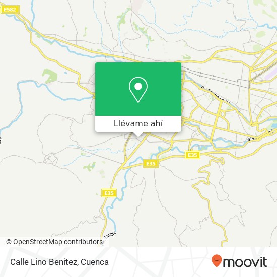 Mapa de Calle Lino Benitez