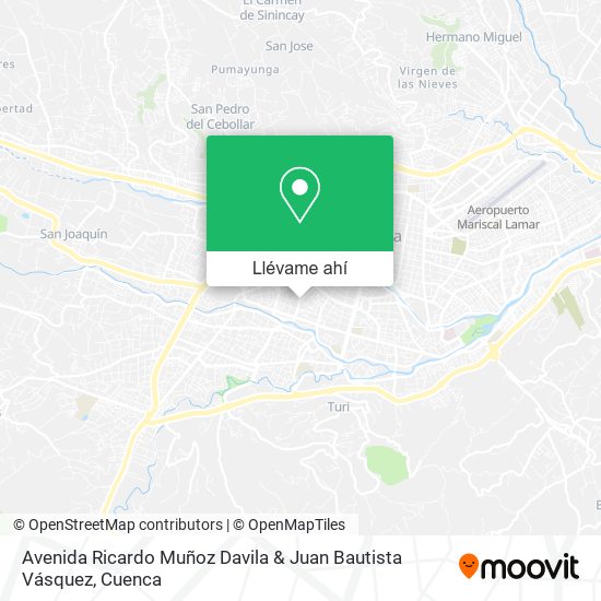 Mapa de Avenida Ricardo Muñoz Davila & Juan Bautista Vásquez