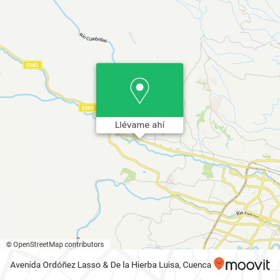 Mapa de Avenida Ordóñez Lasso & De la Hierba Luisa
