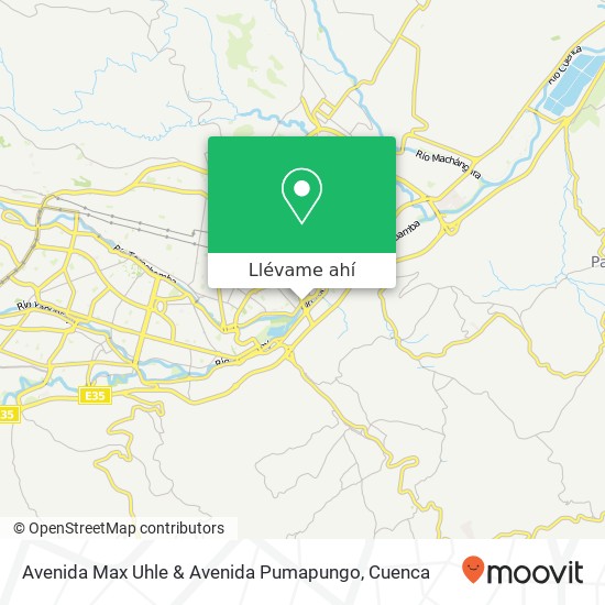 Mapa de Avenida Max Uhle & Avenida Pumapungo