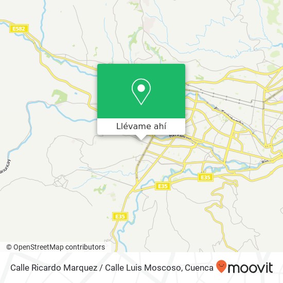 Mapa de Calle Ricardo Marquez / Calle Luis Moscoso