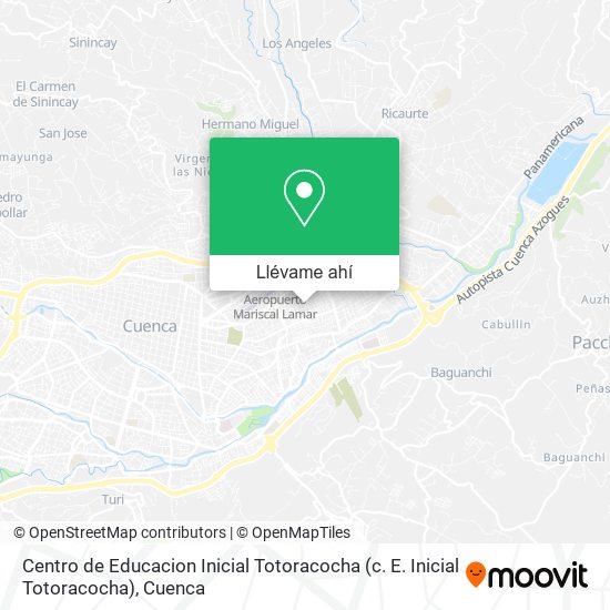 Mapa de Centro de Educacion Inicial Totoracocha (c. E. Inicial Totoracocha)