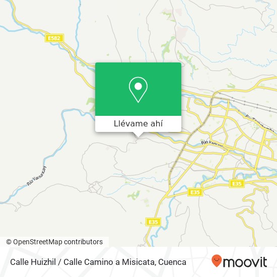 Mapa de Calle Huizhil / Calle Camino a Misicata