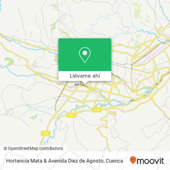 Mapa de Hortencia Mata & Avenida Diez de Agosto