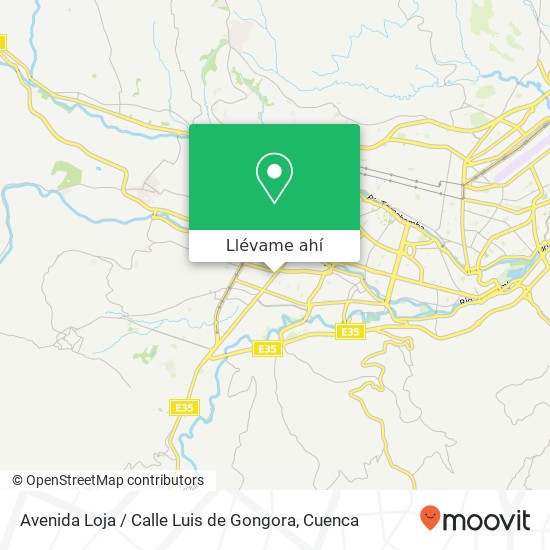 Mapa de Avenida Loja / Calle Luis de Gongora