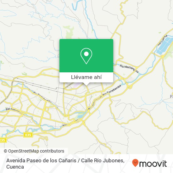 Mapa de Avenida Paseo de los Cañaris / Calle Río Jubones