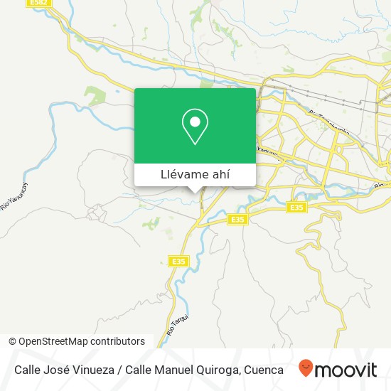 Mapa de Calle José Vinueza / Calle Manuel Quiroga