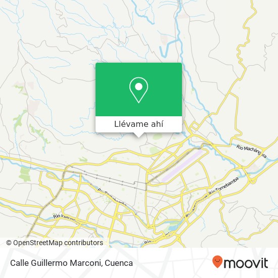 Mapa de Calle Guillermo Marconi