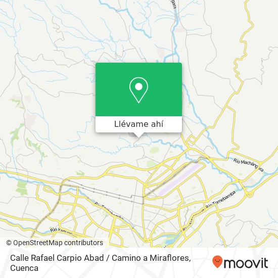 Mapa de Calle Rafael Carpio Abad / Camino a Miraflores