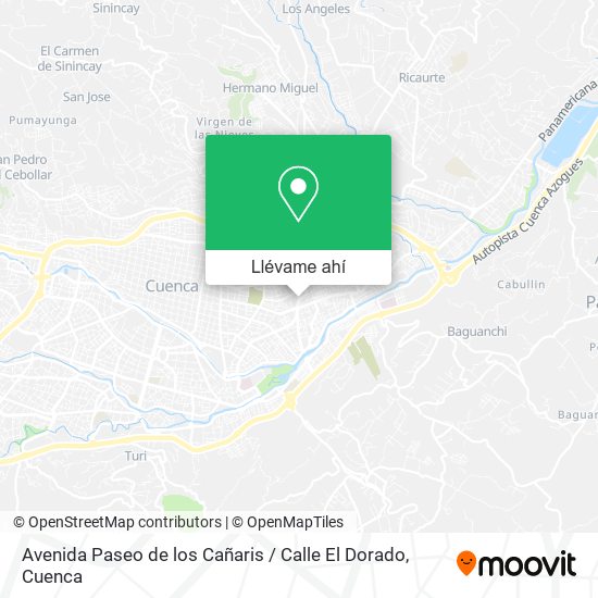 Mapa de Avenida Paseo de los Cañaris / Calle El Dorado