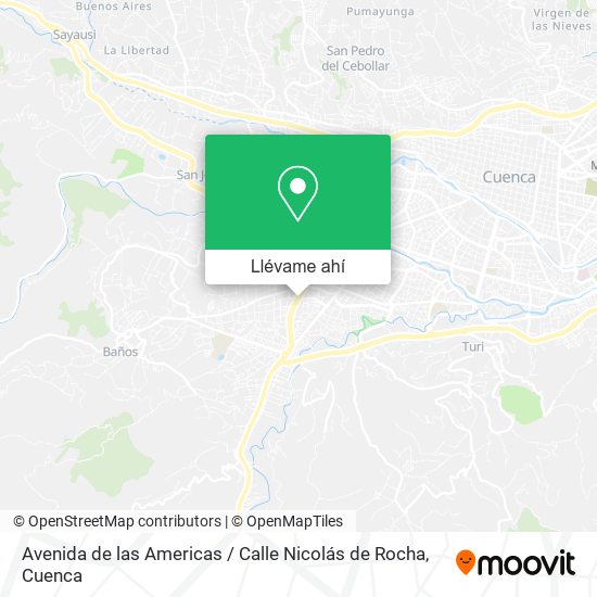 Mapa de Avenida de las Americas / Calle Nicolás de Rocha