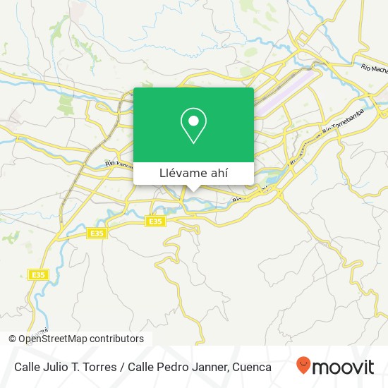 Mapa de Calle Julio T. Torres / Calle Pedro Janner