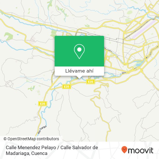 Mapa de Calle Menendez Pelayo / Calle Salvador de Madariaga