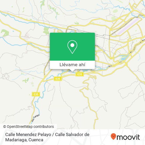 Mapa de Calle Menendez Pelayo / Calle Salvador de Madariaga