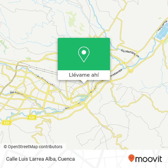 Mapa de Calle Luis Larrea Alba
