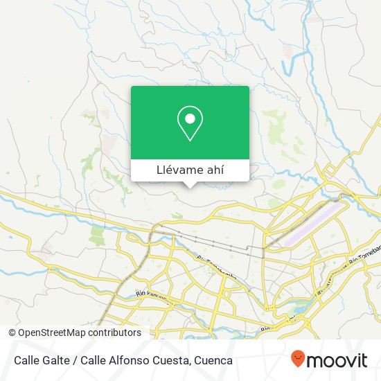 Mapa de Calle Galte / Calle Alfonso Cuesta
