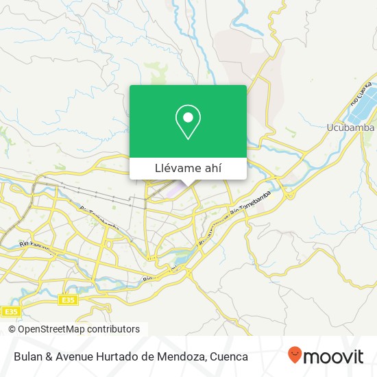 Mapa de Bulan & Avenue Hurtado de Mendoza