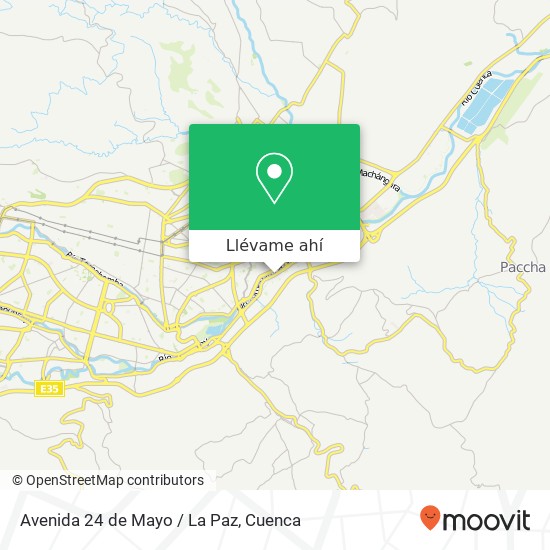 Mapa de Avenida 24 de Mayo / La Paz