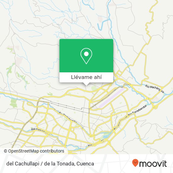 Mapa de del Cachullapi / de la Tonada
