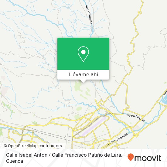 Mapa de Calle Isabel Anton / Calle Francisco Patiño de Lara