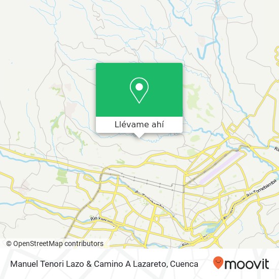 Mapa de Manuel Tenori Lazo & Camino A Lazareto