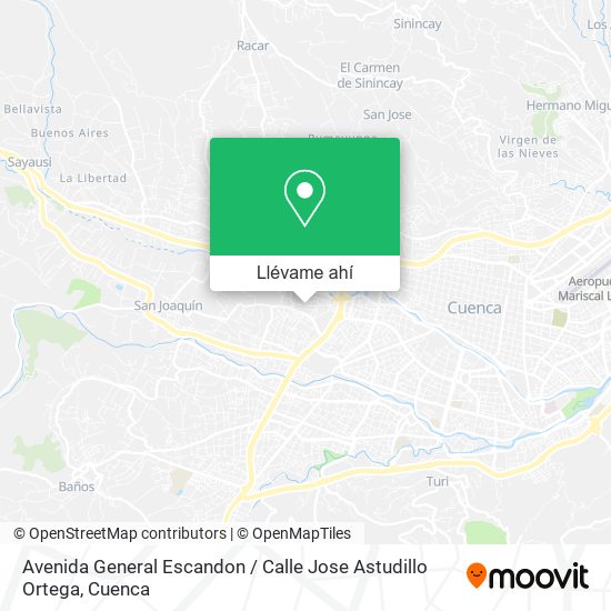 Mapa de Avenida General Escandon / Calle Jose Astudillo Ortega