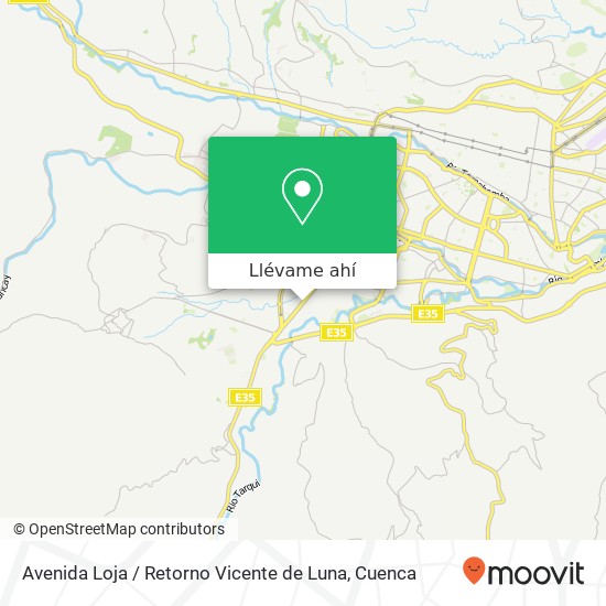 Mapa de Avenida Loja / Retorno Vicente de Luna