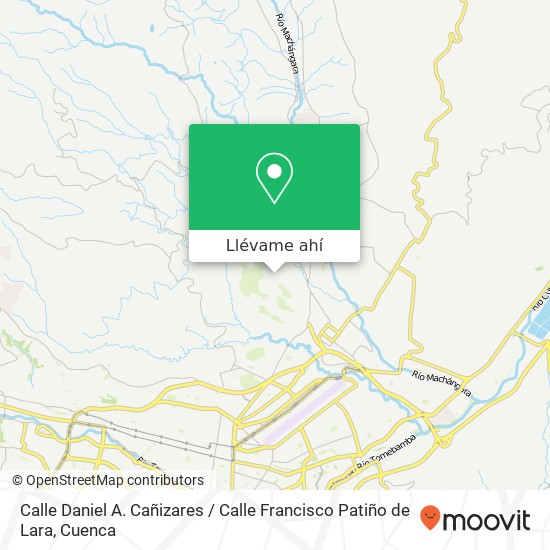 Mapa de Calle Daniel A. Cañizares / Calle Francisco Patiño de Lara