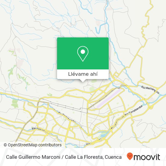 Mapa de Calle Guillermo Marconi / Calle La Floresta