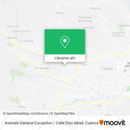 Mapa de Avenida General Escandon / Calle Eloy Abad