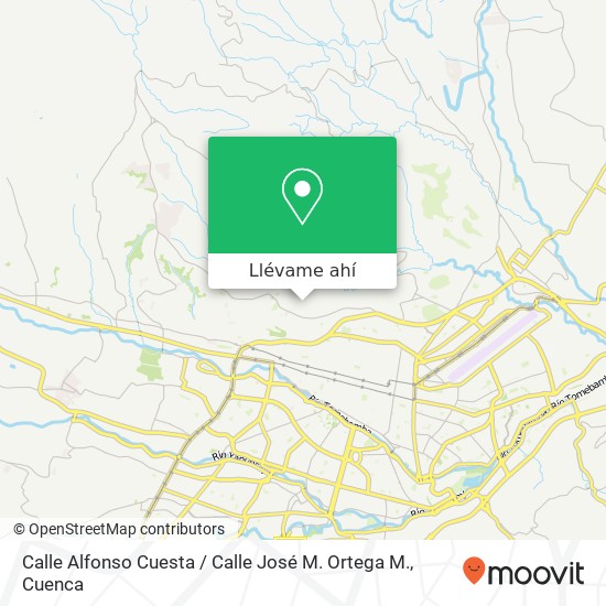 Mapa de Calle Alfonso Cuesta / Calle José M. Ortega M.