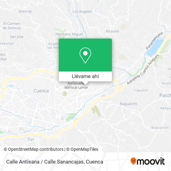 Mapa de Calle Antisana / Calle Sanancajas