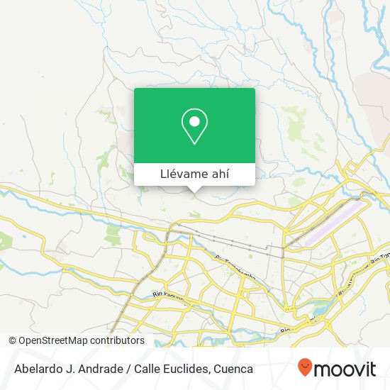 Mapa de Abelardo J. Andrade / Calle Euclides