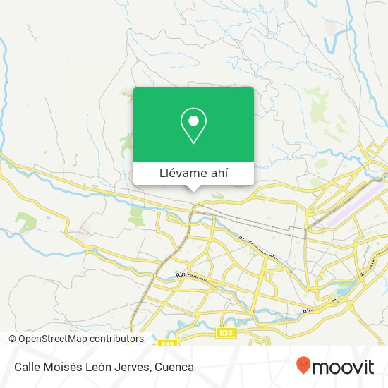 Mapa de Calle Moisés León Jerves