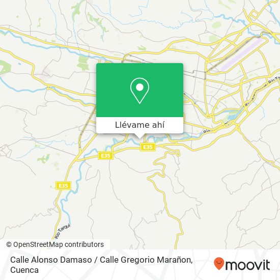 Mapa de Calle Alonso Damaso / Calle Gregorio Marañon