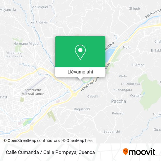 Mapa de Calle Cumanda / Calle Pompeya