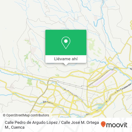 Mapa de Calle Pedro de Argudo López / Calle José M. Ortega M.
