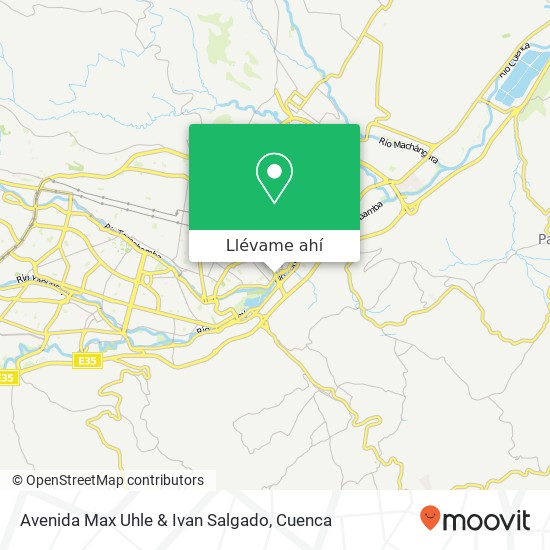 Mapa de Avenida Max Uhle & Ivan Salgado
