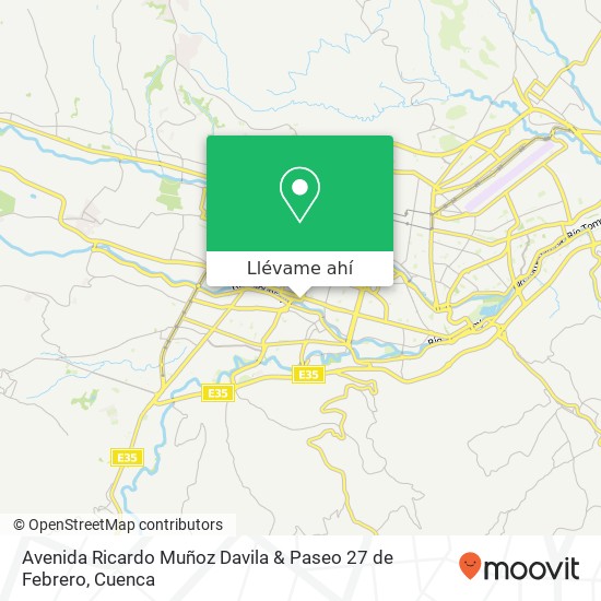 Mapa de Avenida Ricardo Muñoz Davila & Paseo 27 de Febrero