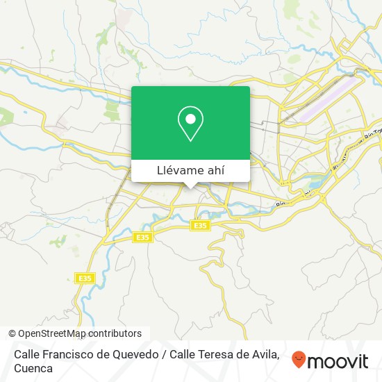 Mapa de Calle Francisco de Quevedo / Calle Teresa de Avila
