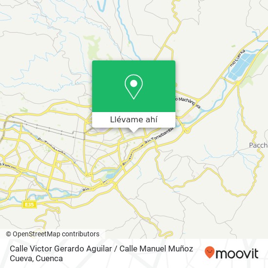 Mapa de Calle Victor Gerardo Aguilar / Calle Manuel Muñoz Cueva