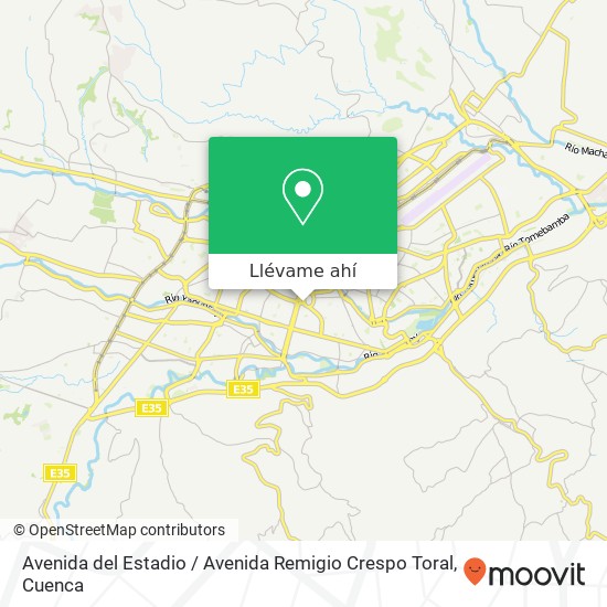 Mapa de Avenida del Estadio / Avenida Remigio Crespo Toral