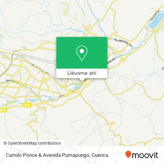 Mapa de Camilo Ponce & Avenida Pumapungo