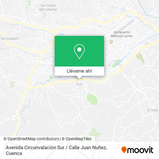 Mapa de Avenida Circunvalación Sur / Calle Juan Nuñez